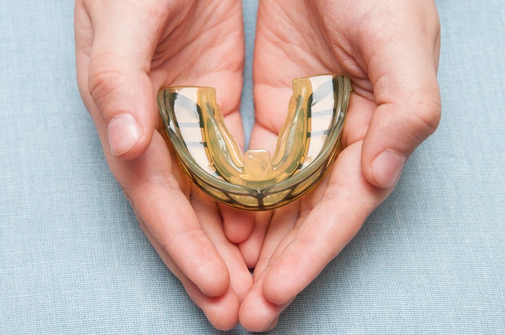 Custom nightguard for TMJ treatment in Naperville