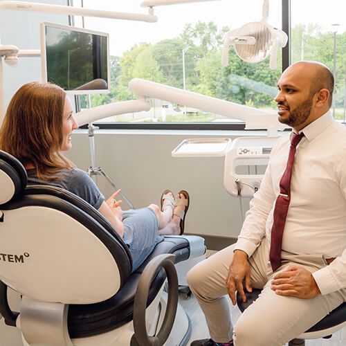 Dr. Rohan Shah smiling in the Washington Dental Studio office