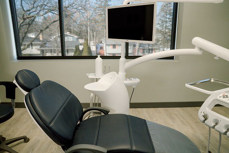 Interior view of Washington Dental Studio modern Naperville dental office