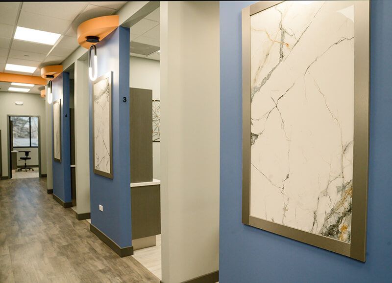 Interior view of Washington Dental Studio modern Naperville dental office